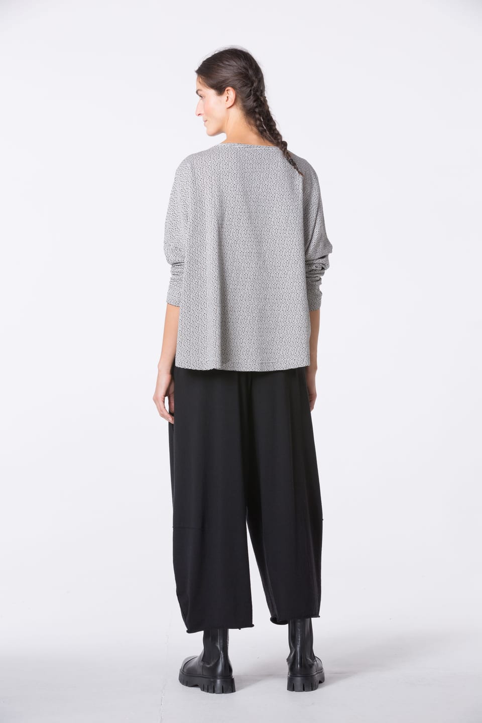 Trousers 428 wash - TENCEL™ Wool jersey - 990BLACK - 10240710137