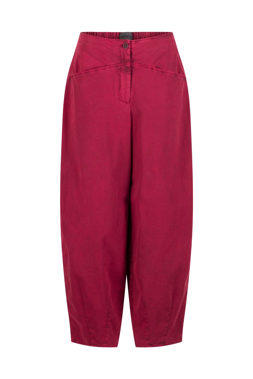 Trousers 442 - TENCEL™ Lyocell - cotton blend with stretch - 342GARNET - 10240710140