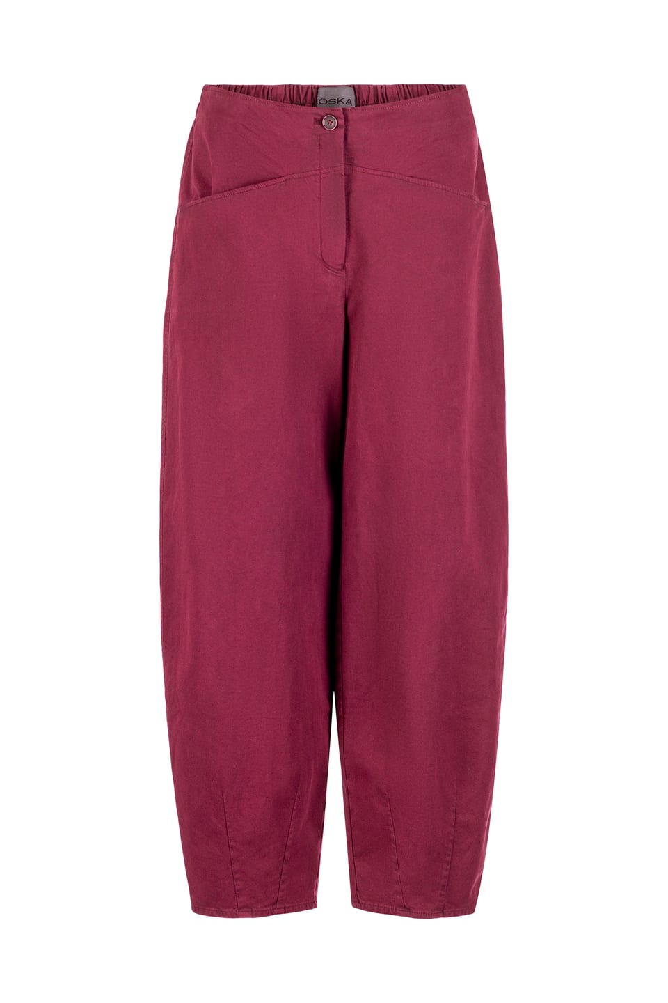Trousers 442 - TENCEL™ Lyocell - cotton blend with stretch - 372WINE - 10240710140
