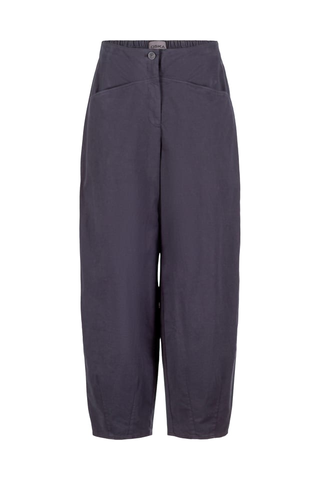 Trousers 442 - TENCEL™ Lyocell - cotton blend with stretch - 490NAVY - 10240710140