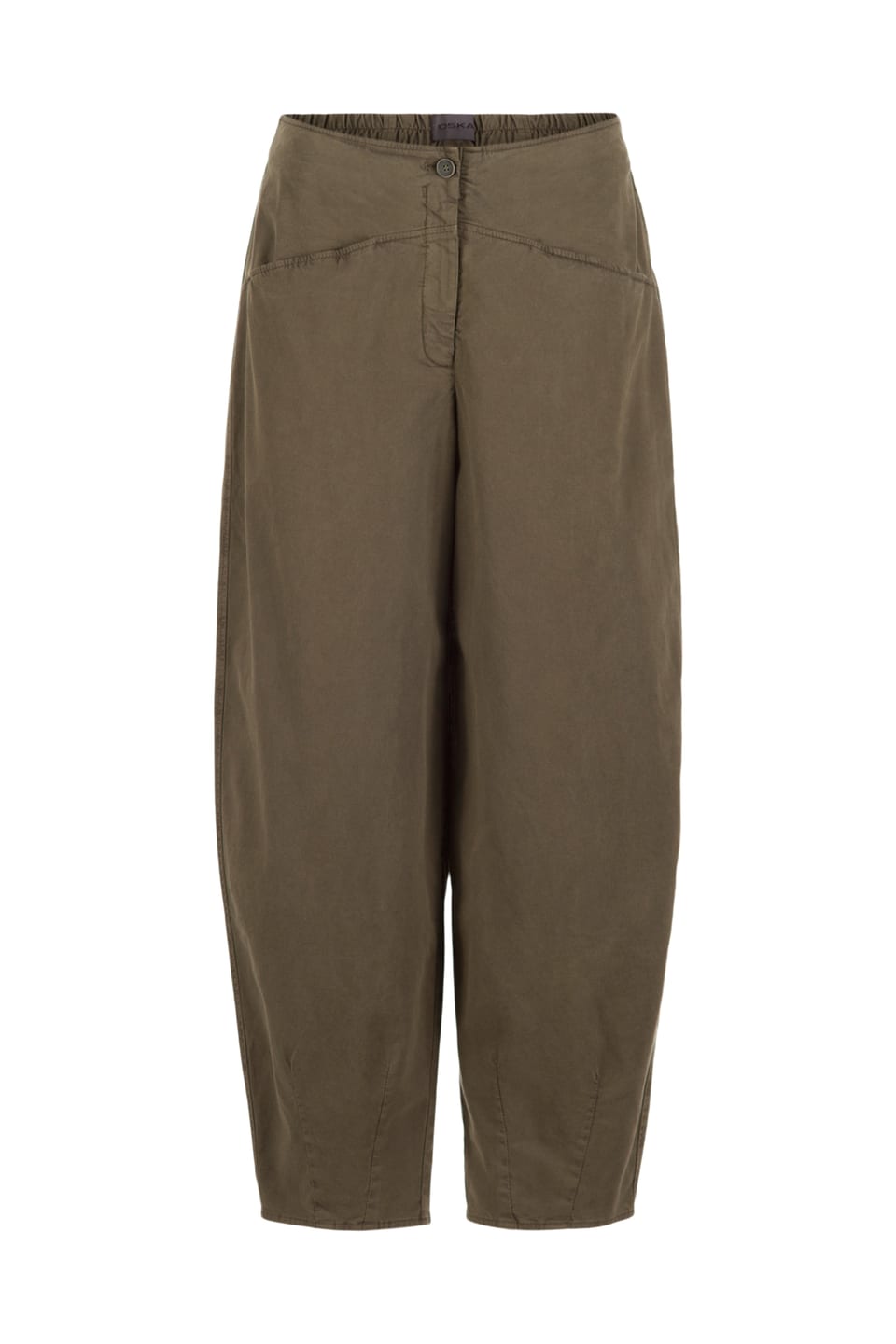 Trousers 442 - TENCEL™ Lyocell - cotton blend with stretch - 772LICHEN - 10240710140