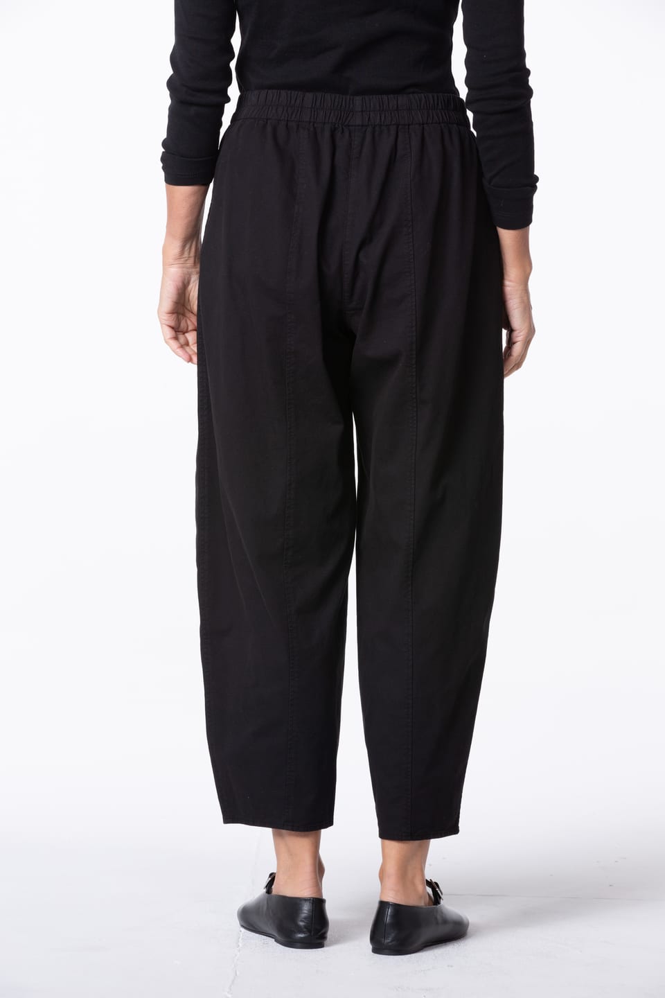 Trousers 442 - TENCEL™ Lyocell - cotton blend with stretch - 990BLACK - 10240710140