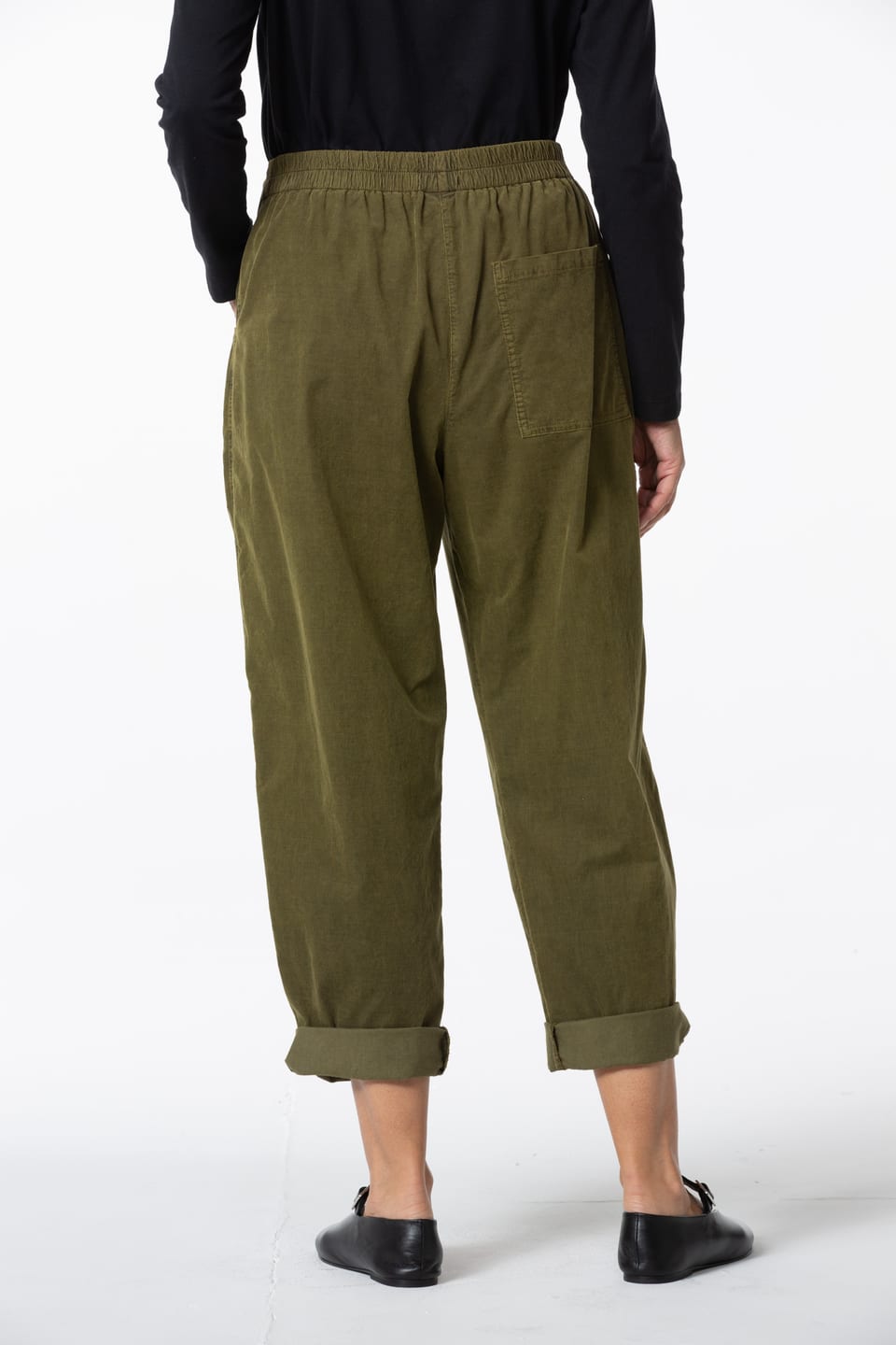 Trousers 444 - Cotton needlecord with stretch - 752HIGHLAND - 10240710142