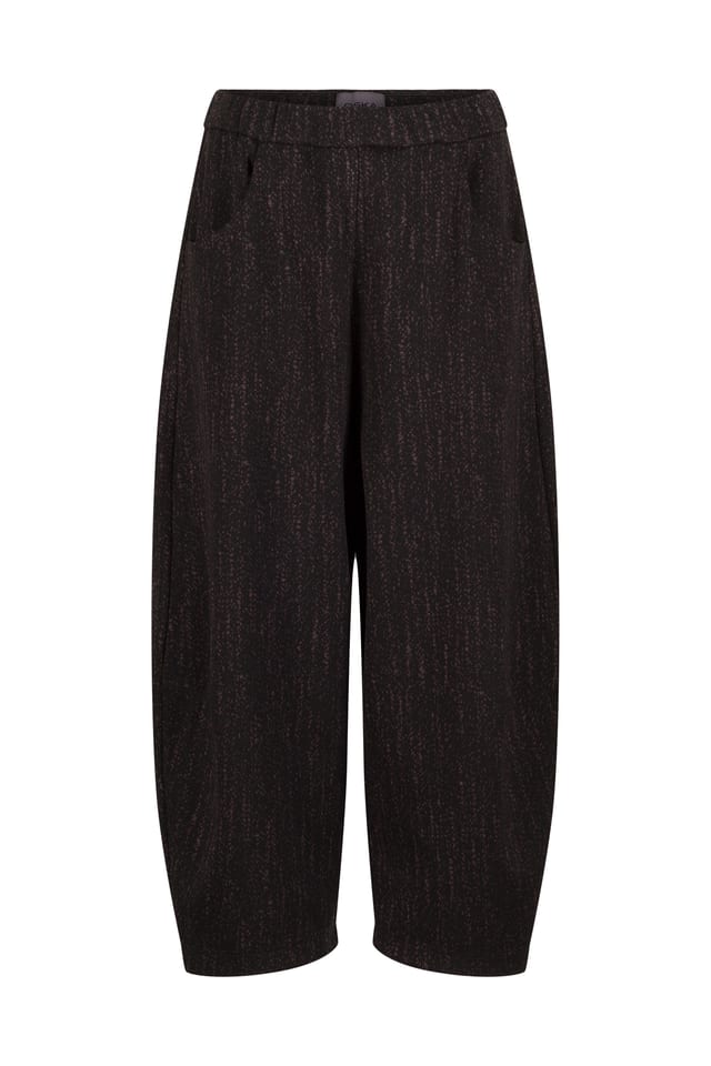 Trousers 445 - Jacquard jersey viscose blend - 790YAK - 10240710143
