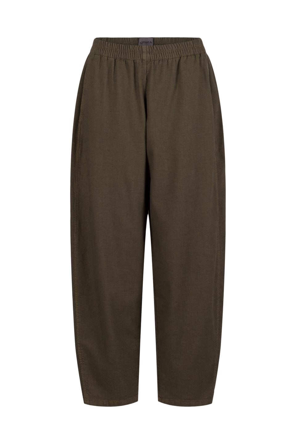 Trousers 447 - Cotton ECOVERO™ viscose blend with stretch - 772LICHEN - 10240710145