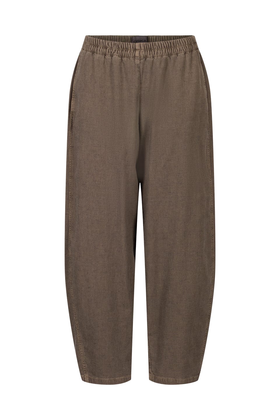 Trousers 447 - Cotton ECOVERO™ viscose blend with stretch - 842GREIGE - 10240710145