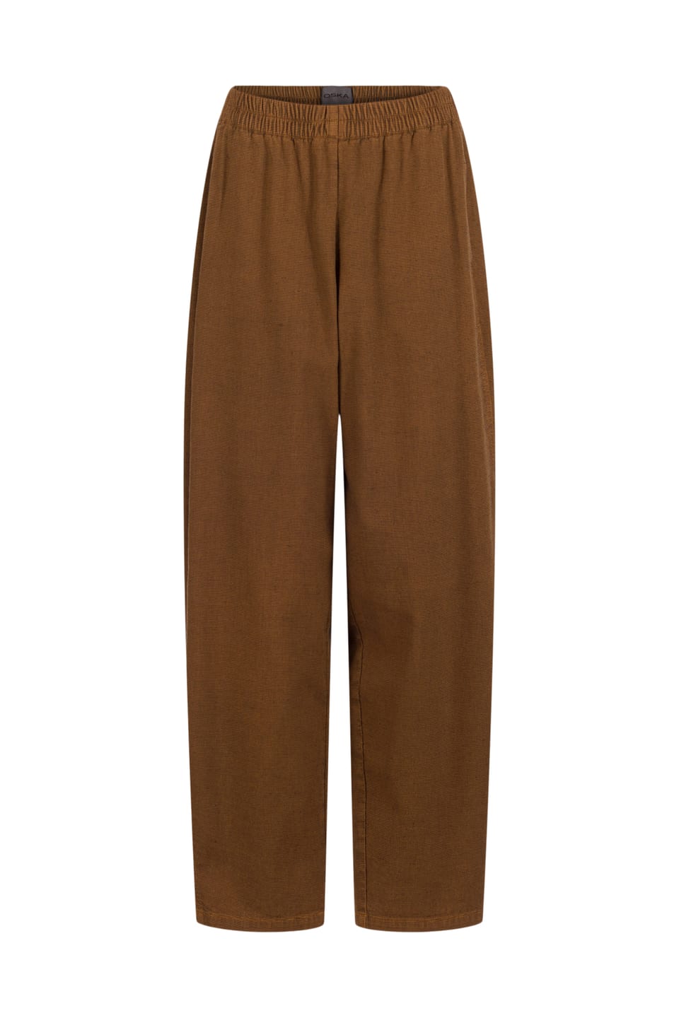 Trousers 447 - Cotton ECOVERO™ viscose blend with stretch - 852SISAL - 10240710145