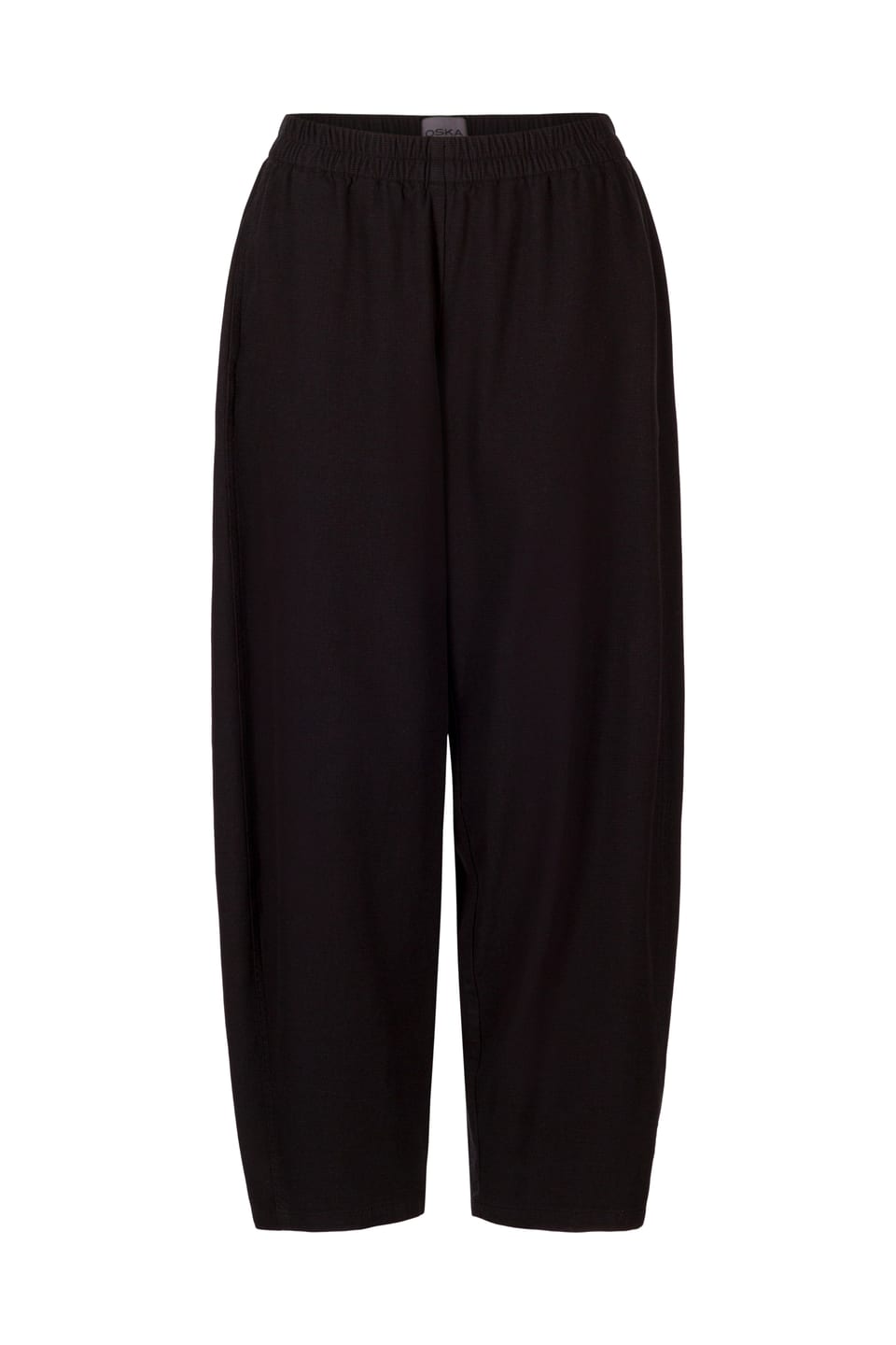 Trousers 447 - Cotton ECOVERO™ viscose blend with stretch - 990BLACK - 10240710145