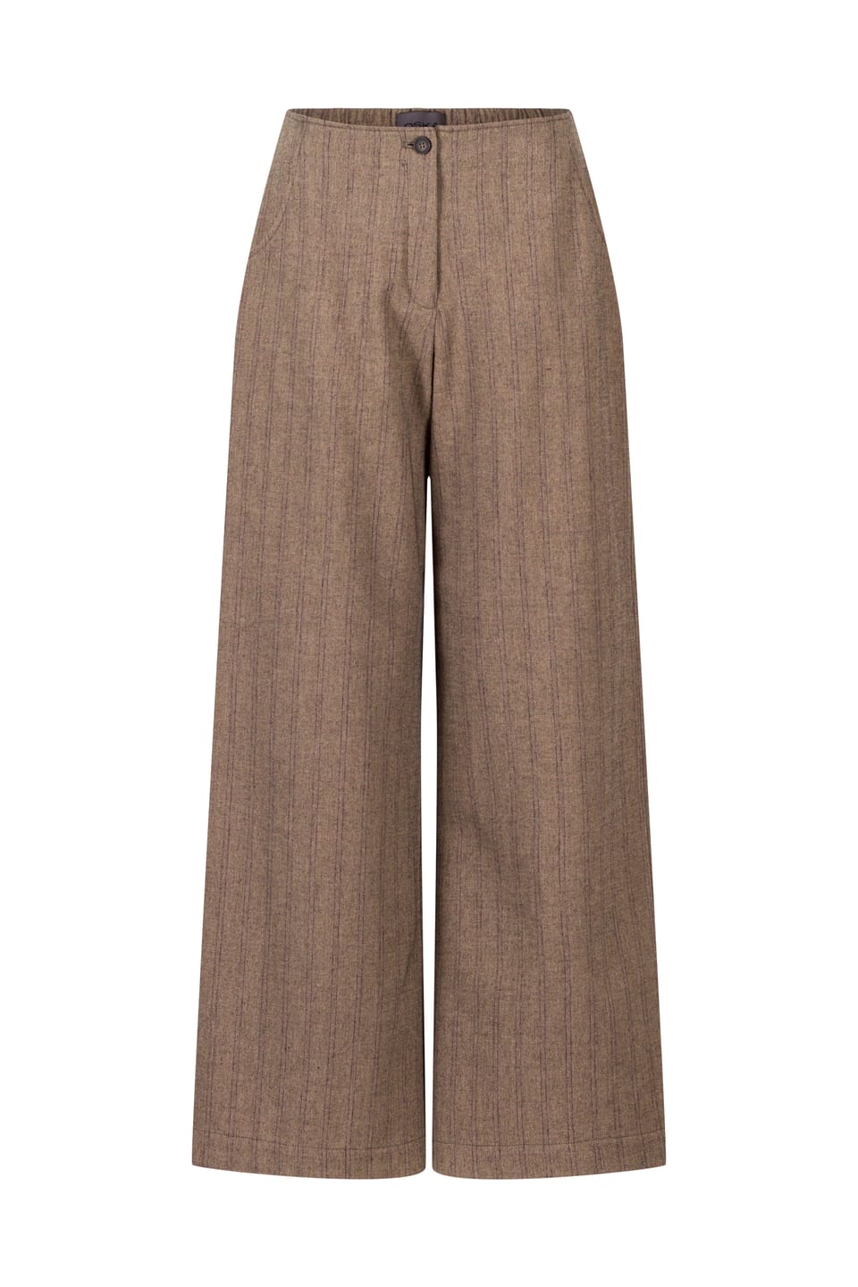 Trousers 448 wash - Cotton virgin wool pinstripes - 840GREIGE - 10240710146