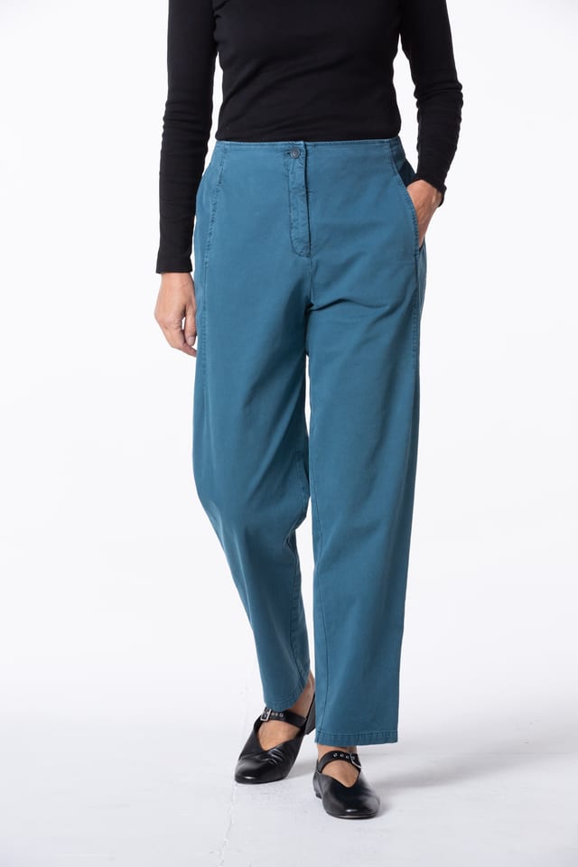Trousers 449 - TENCEL™ Lyocell - cotton blend with stretch - 552STREAM - 10240710147