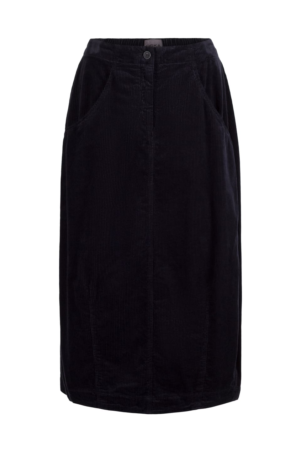 Skirt 403 - Pure cotton corduroy - 490NAVY - 10240710148