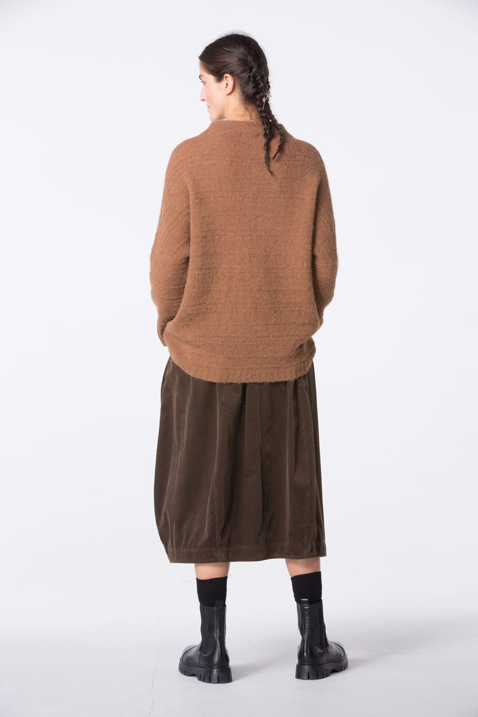 Skirt 403 - Pure cotton corduroy - 792YAK - 10240710148