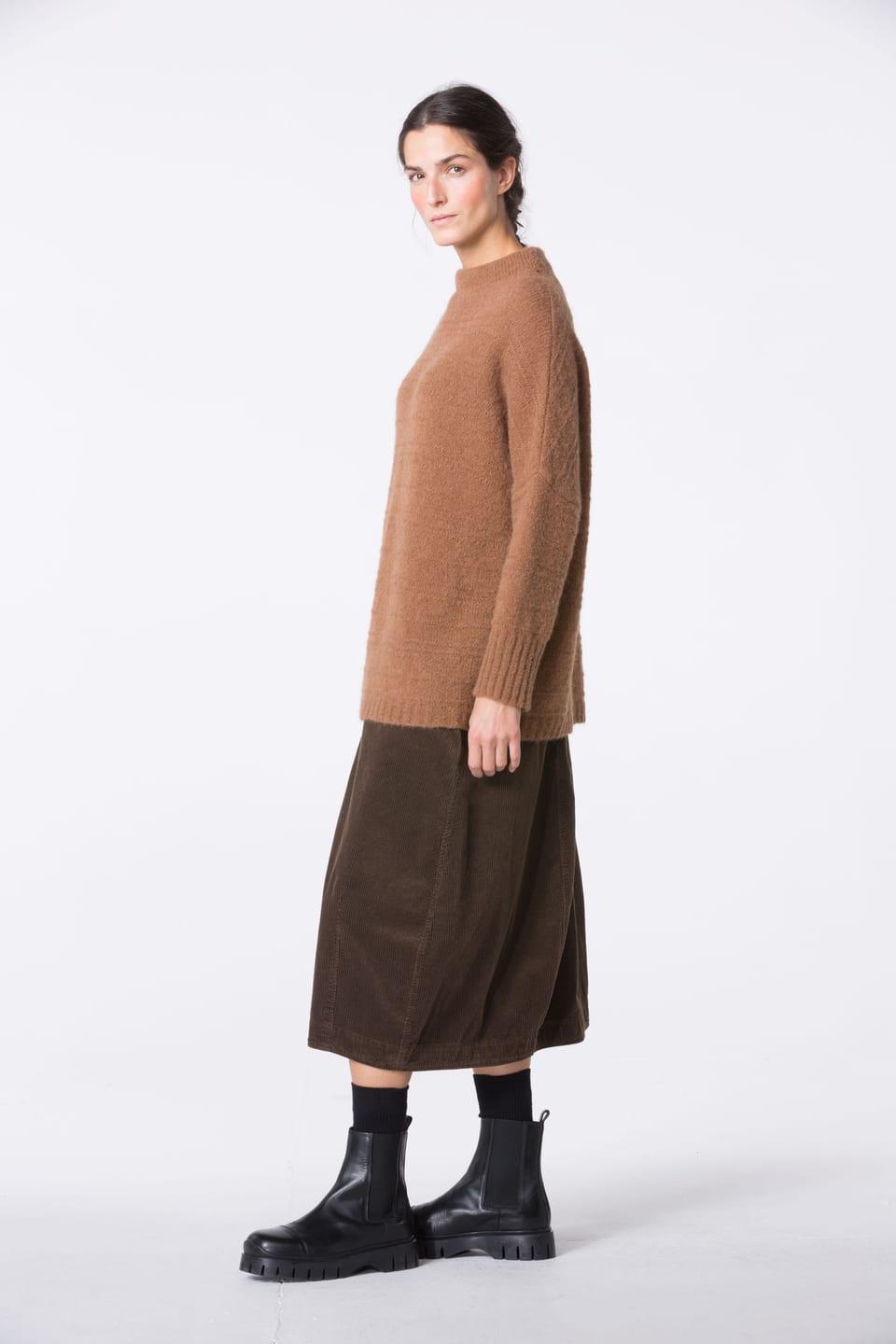 Skirt 403 - Pure cotton corduroy - 792YAK - 10240710148