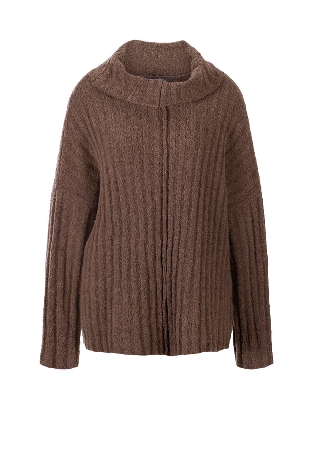 Pullover 430 - Bouclé Baumwollmischung - 840GREIGE - 10240713027