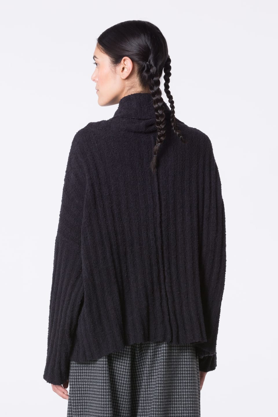 Pullover 430 - Bavlněná směs Bouclé - 990BLACK - 10240713027
