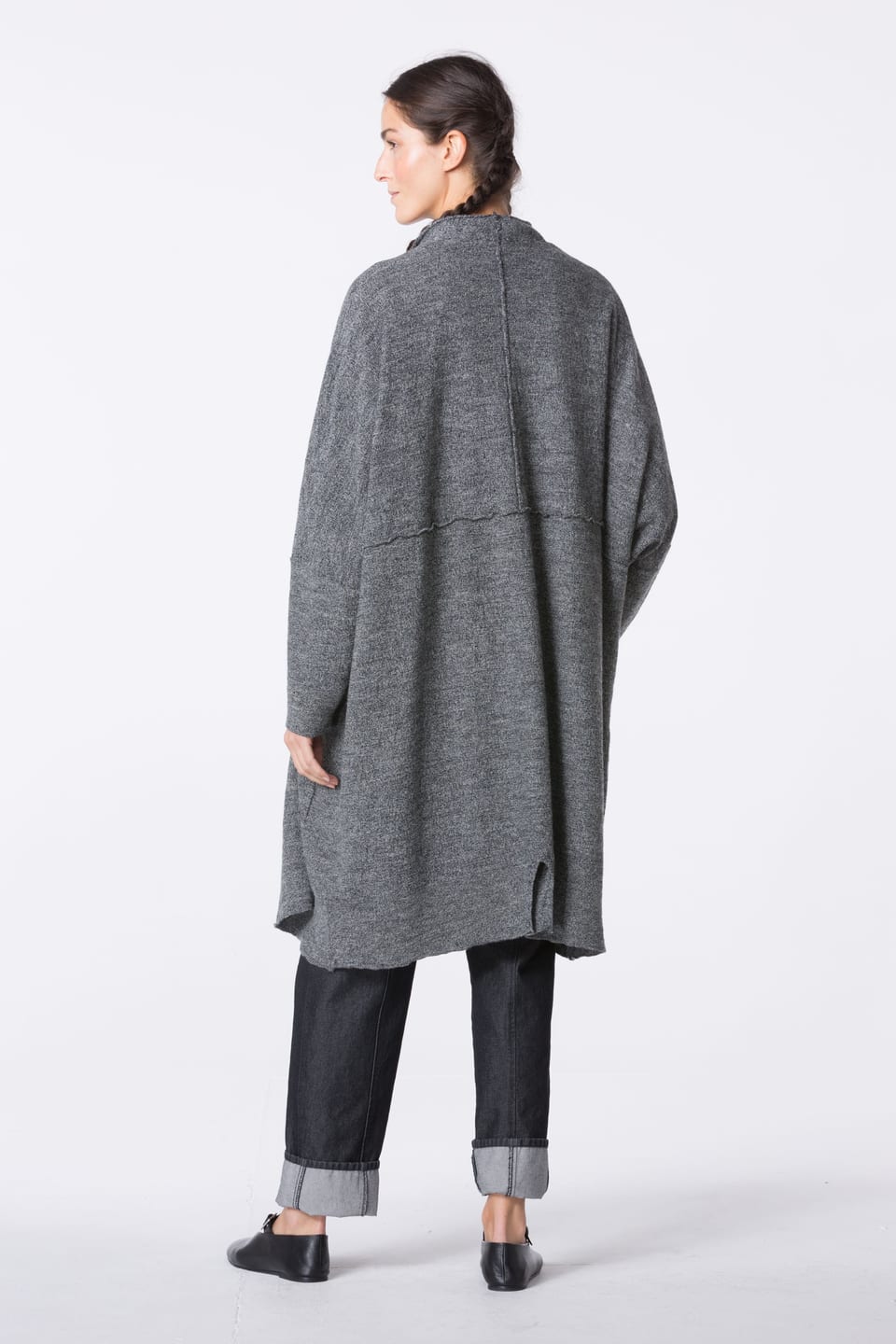 Jacket 408 - Pure merino wool - 990BLACK - 10240713029