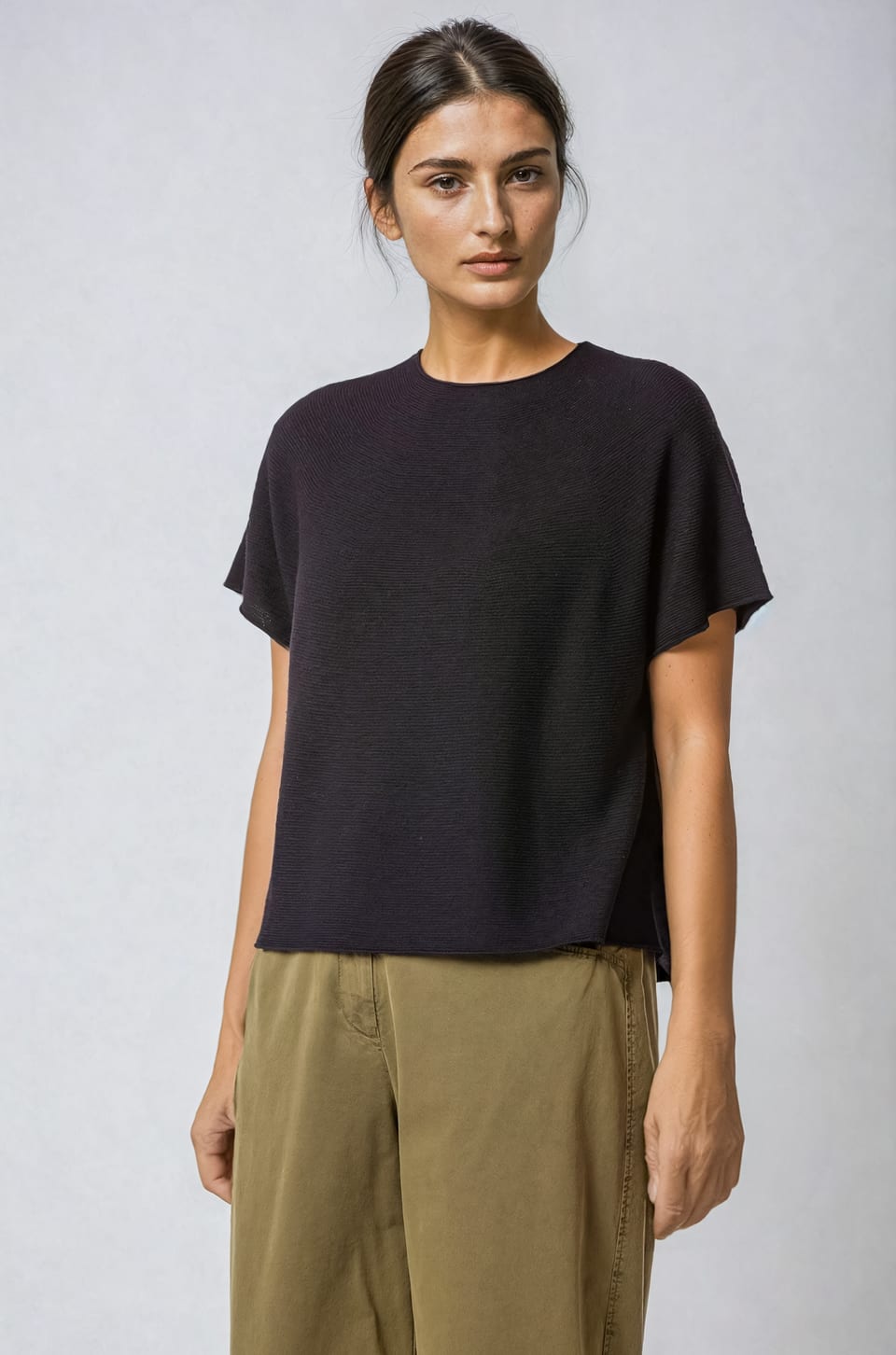 Pullover 432 - Pure merino wool - 990BLACK - 10240713031