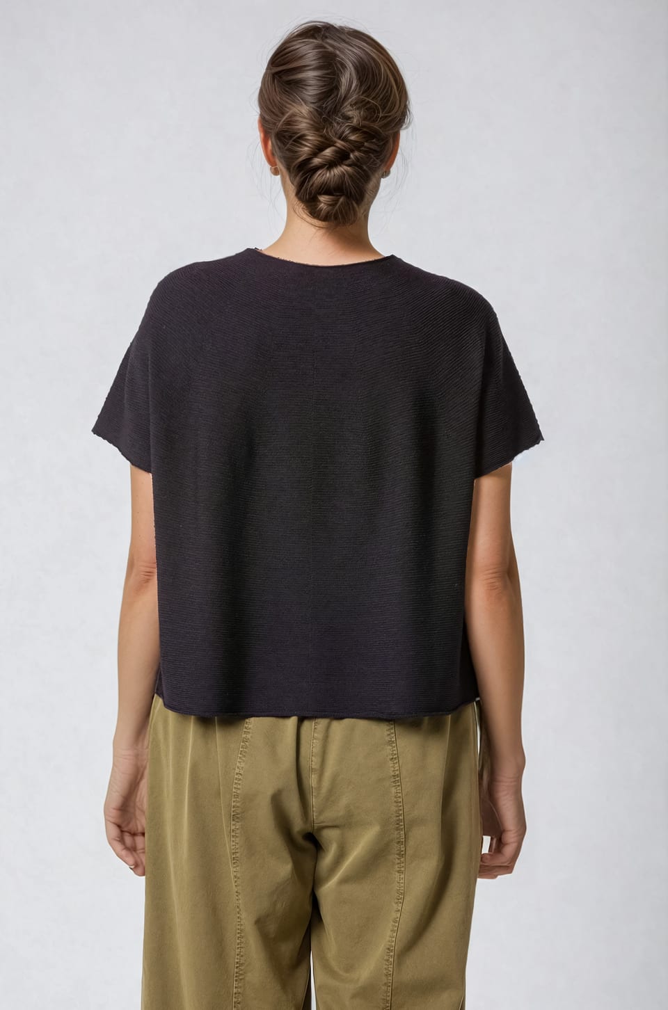 Pullover 432 - Pure merino wool - 990BLACK - 10240713031