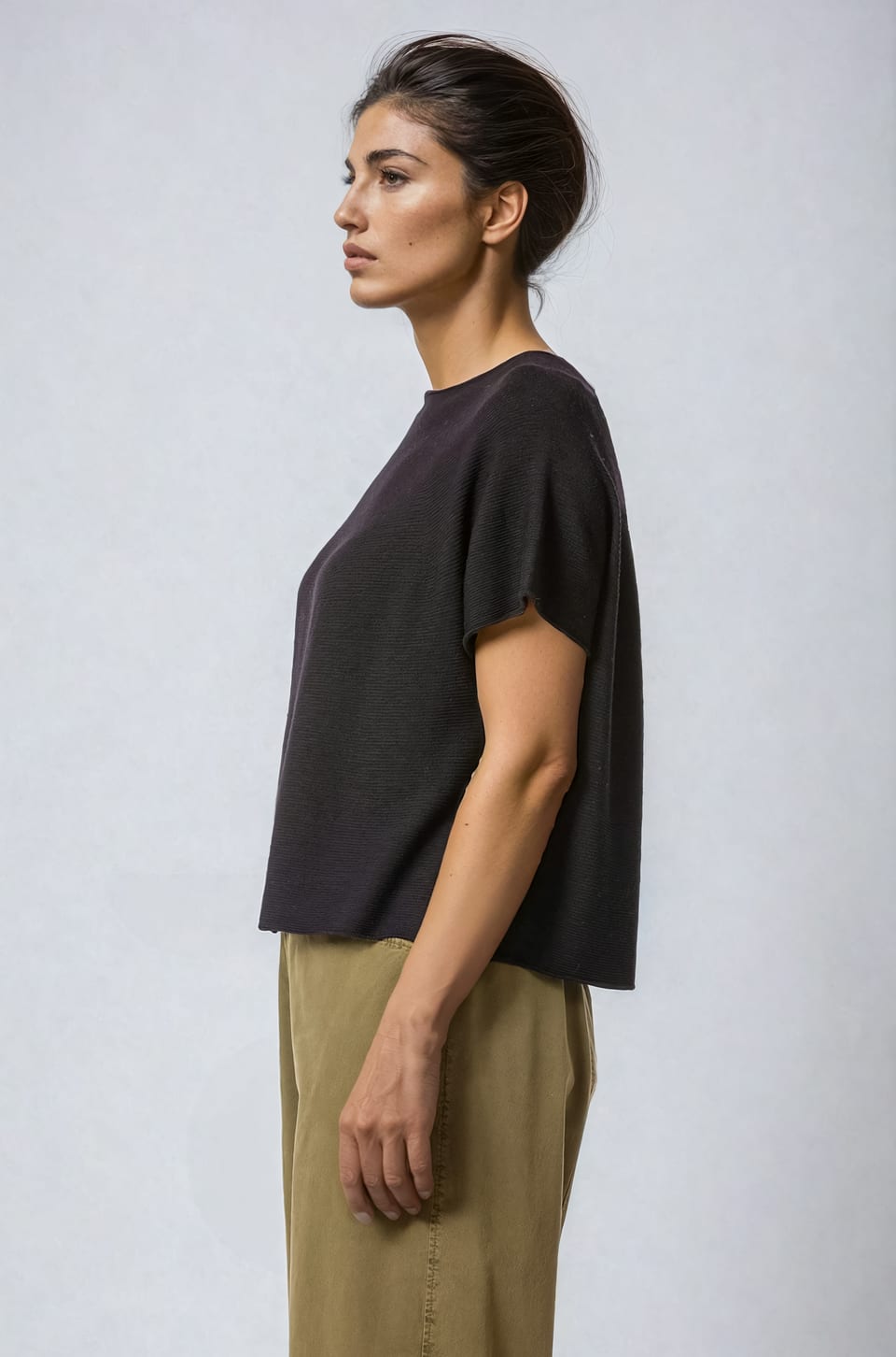 Pullover 432 - Pure merino wool - 990BLACK - 10240713031