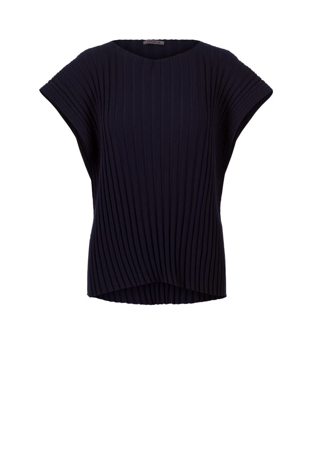 Pullover 434 - ECOVERO™ viscose blend - 490NAVY - 10240713033