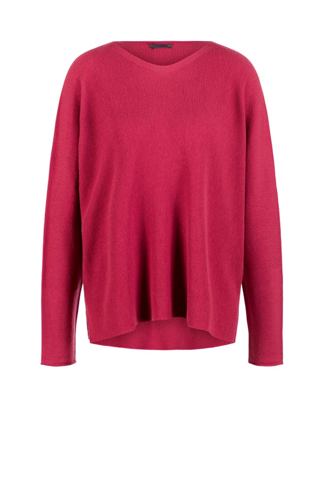 Pullover 435 - Pure merino wool - 340GARNET - 10240713034