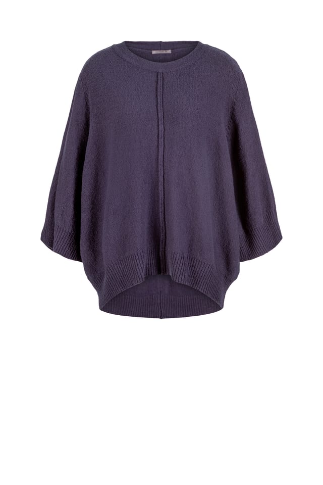 Pullover 436 - Bouclé organic cotton blend - 490NAVY - 10240713035
