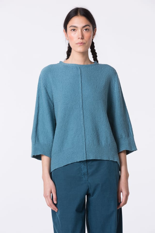 Pullover 436 - Bouclé organic cotton blend - 550STREAM - 10240713035