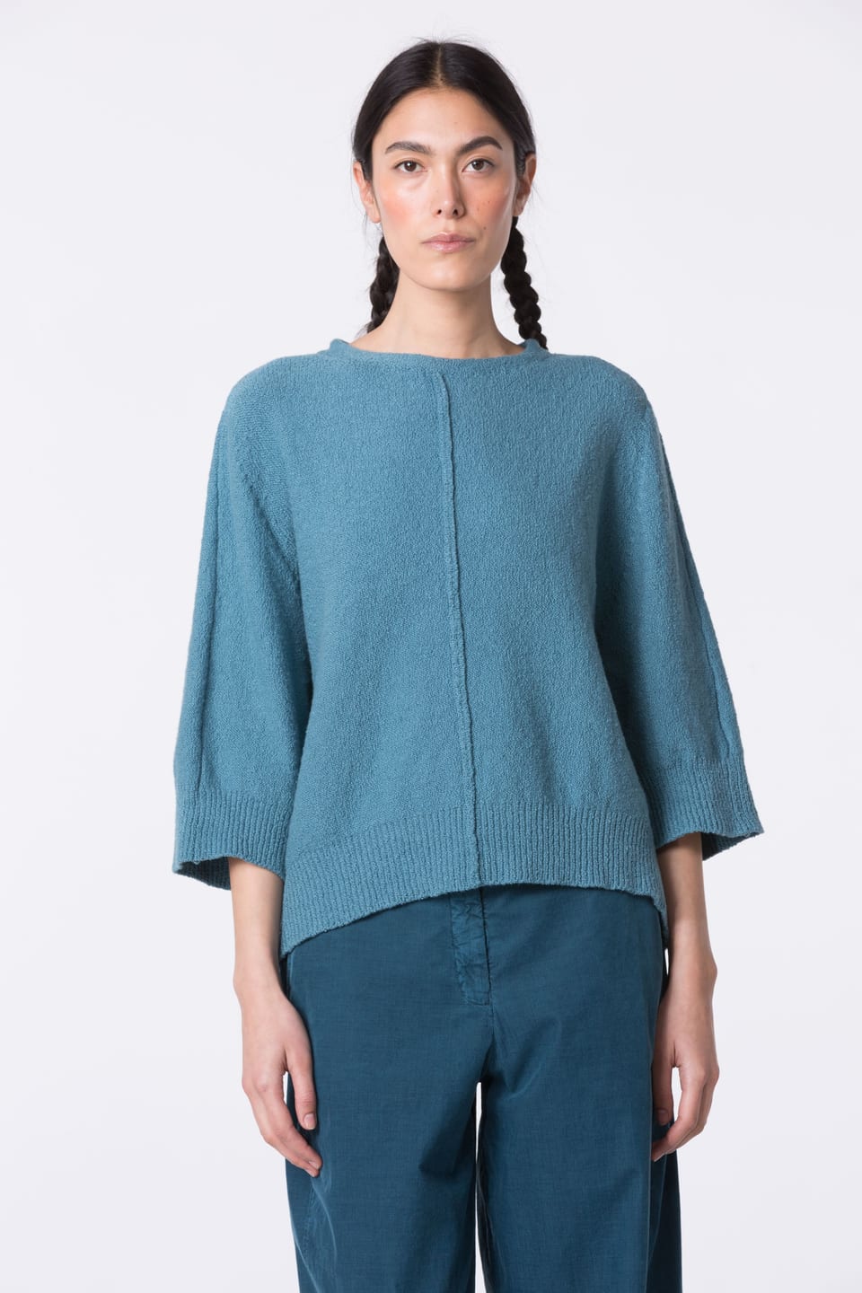 Pullover 436 - Bouclé organic cotton blend - 550STREAM - 10240713035