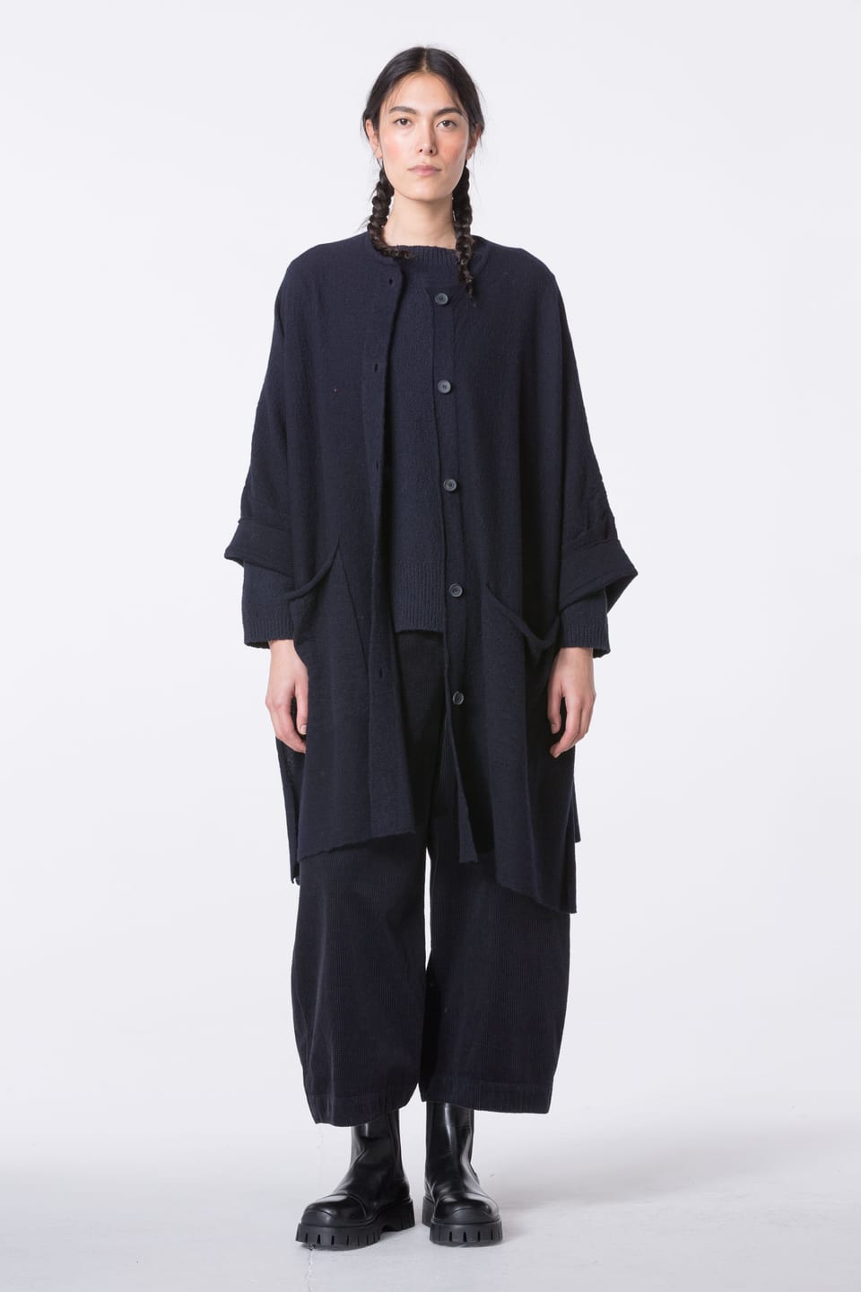 Jacket 410 - Pure merino wool - 490NAVY - 10240713037