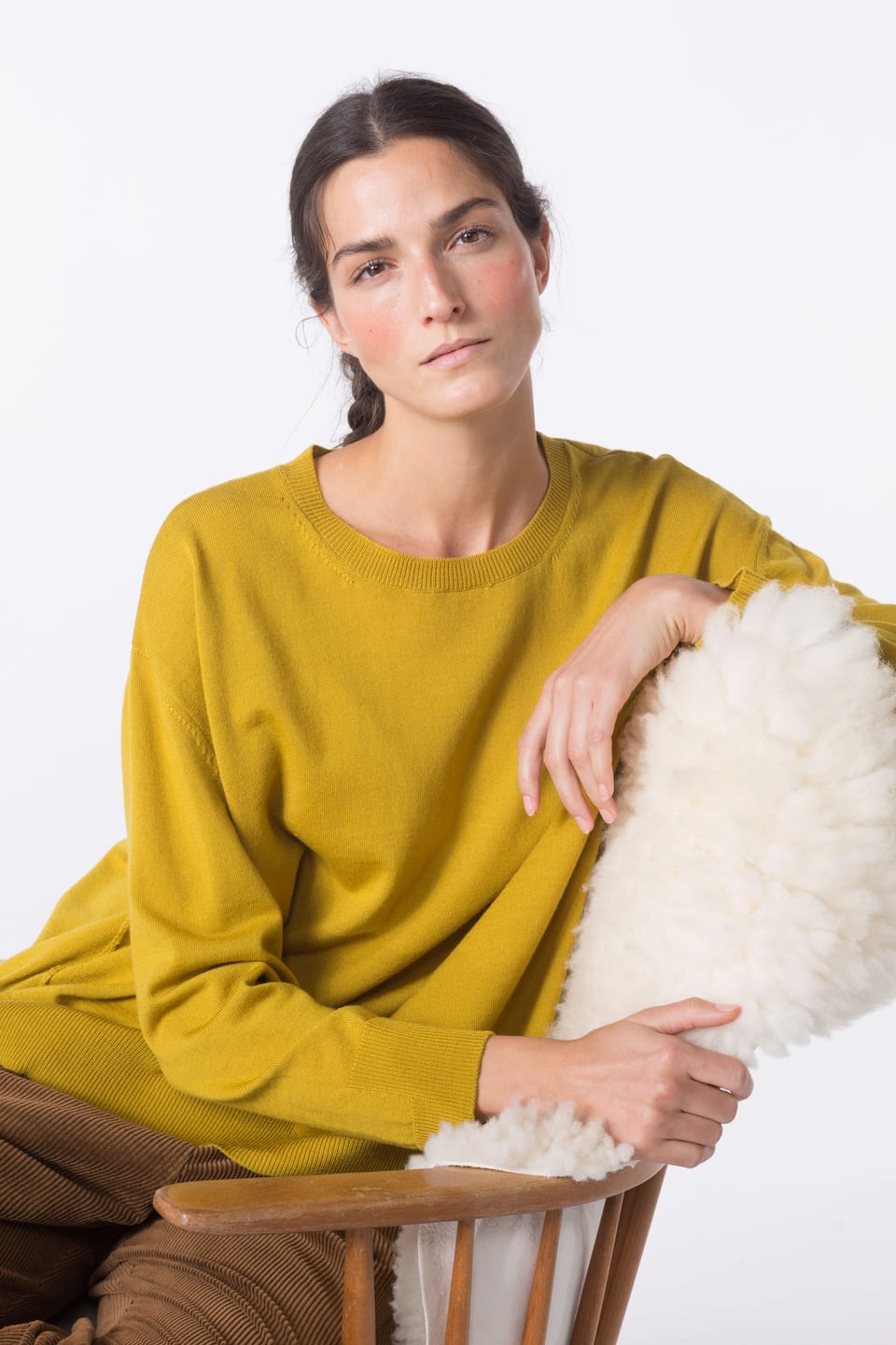 Pullover 451 - Pure merino wool - 740BRASS - 10240713048