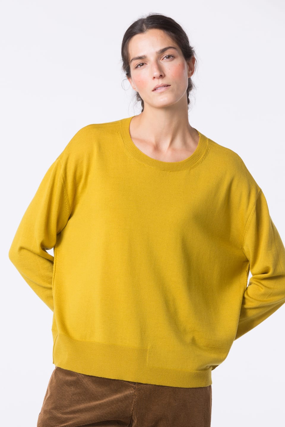Pullover 451 - Pure merino wool - 740BRASS - 10240713048