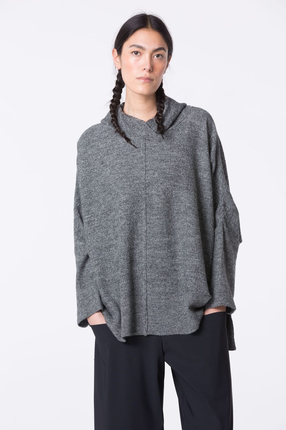 Pullover 452 - Pure merino wool - 990BLACK - 10240713049