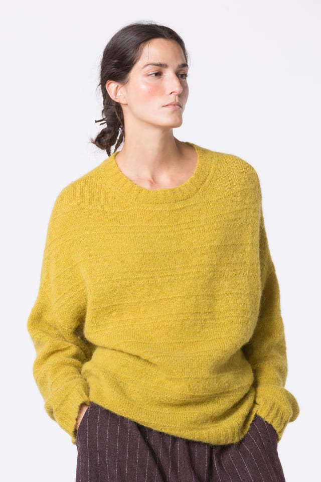 Pullover 455 - Alpaca virgin wool blend - 740BRASS - 10240713052