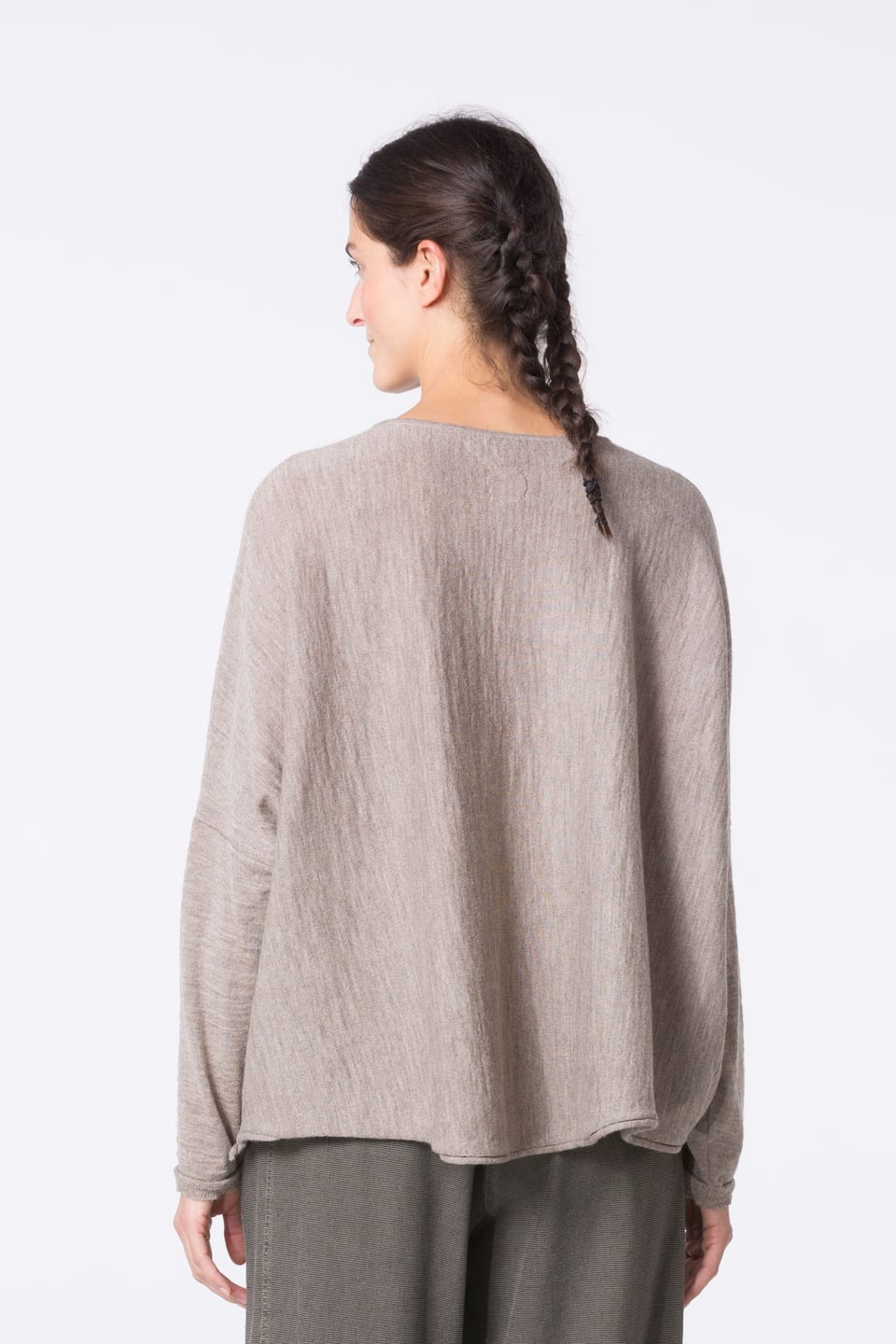 Pullover 457 - Pure alpaca - 840GREIGE - 10240713053