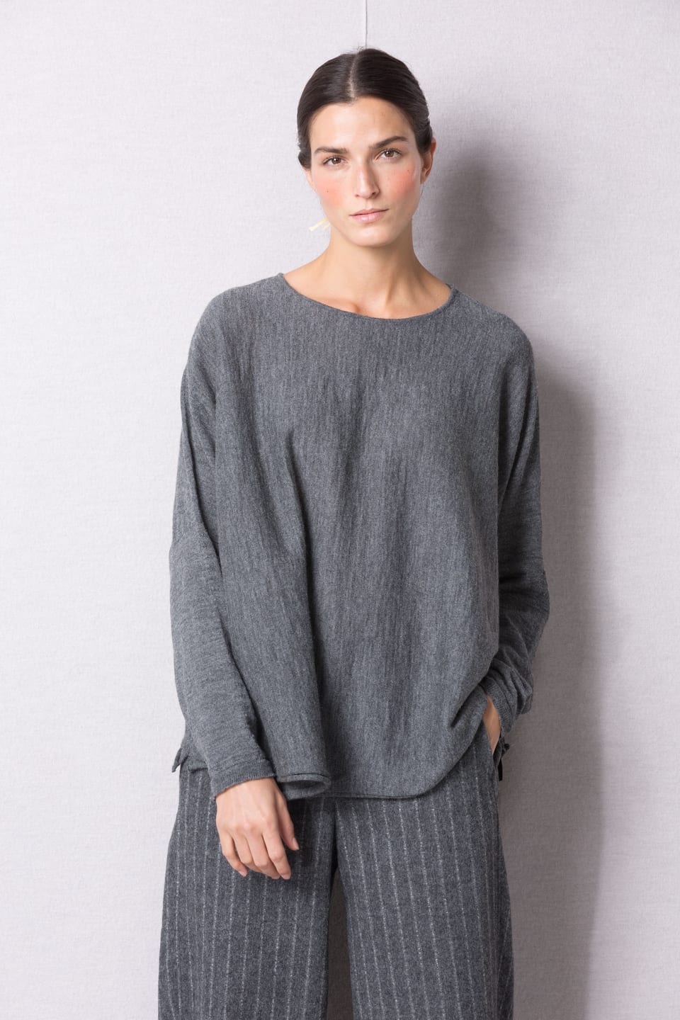 Pullover 457 - Pure alpaca - 980MOUNTAIN - 10240713053