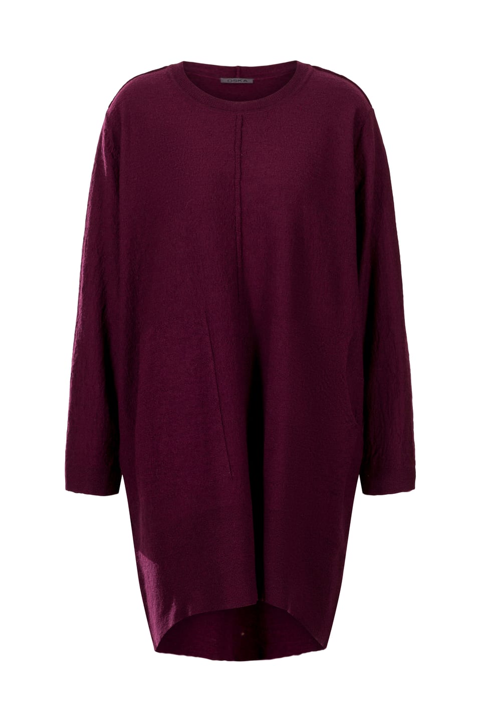 Pullover 461 - Pure merino wool - 370WINE - 10240713057