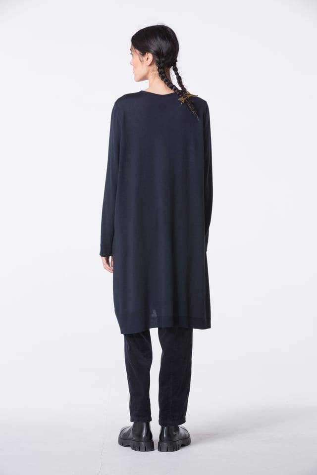 Pullover 462 - Pure merino wool - 490NAVY - 10240713058