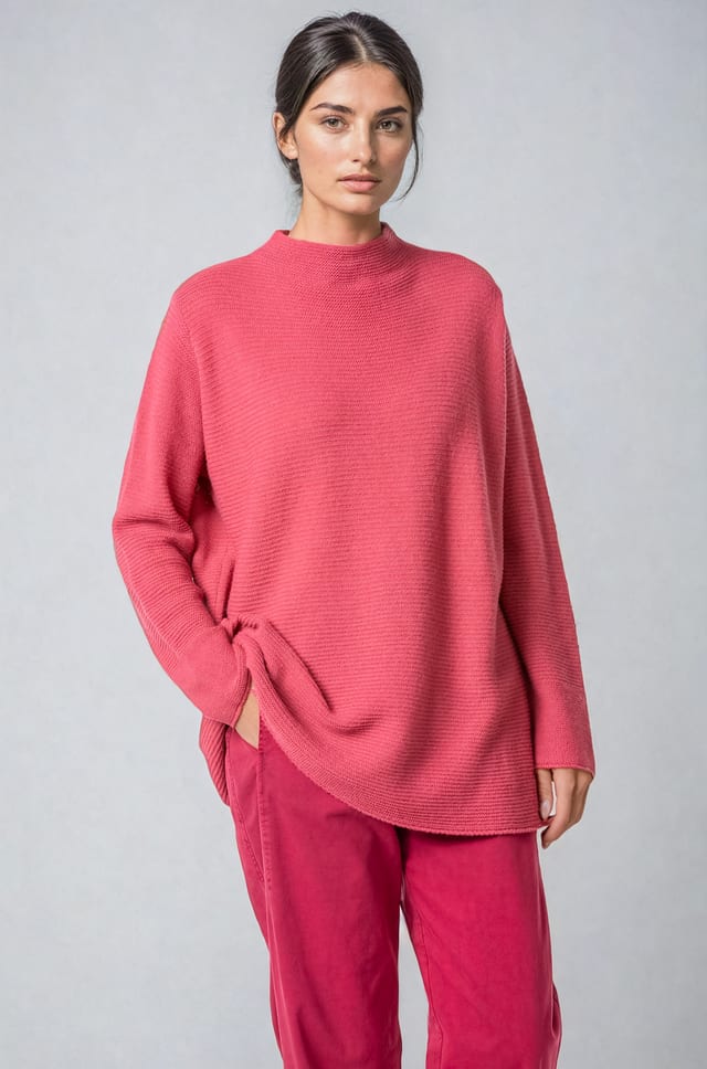 Pullover 463 - Alpaca blend - 340GARNET - 10240713060