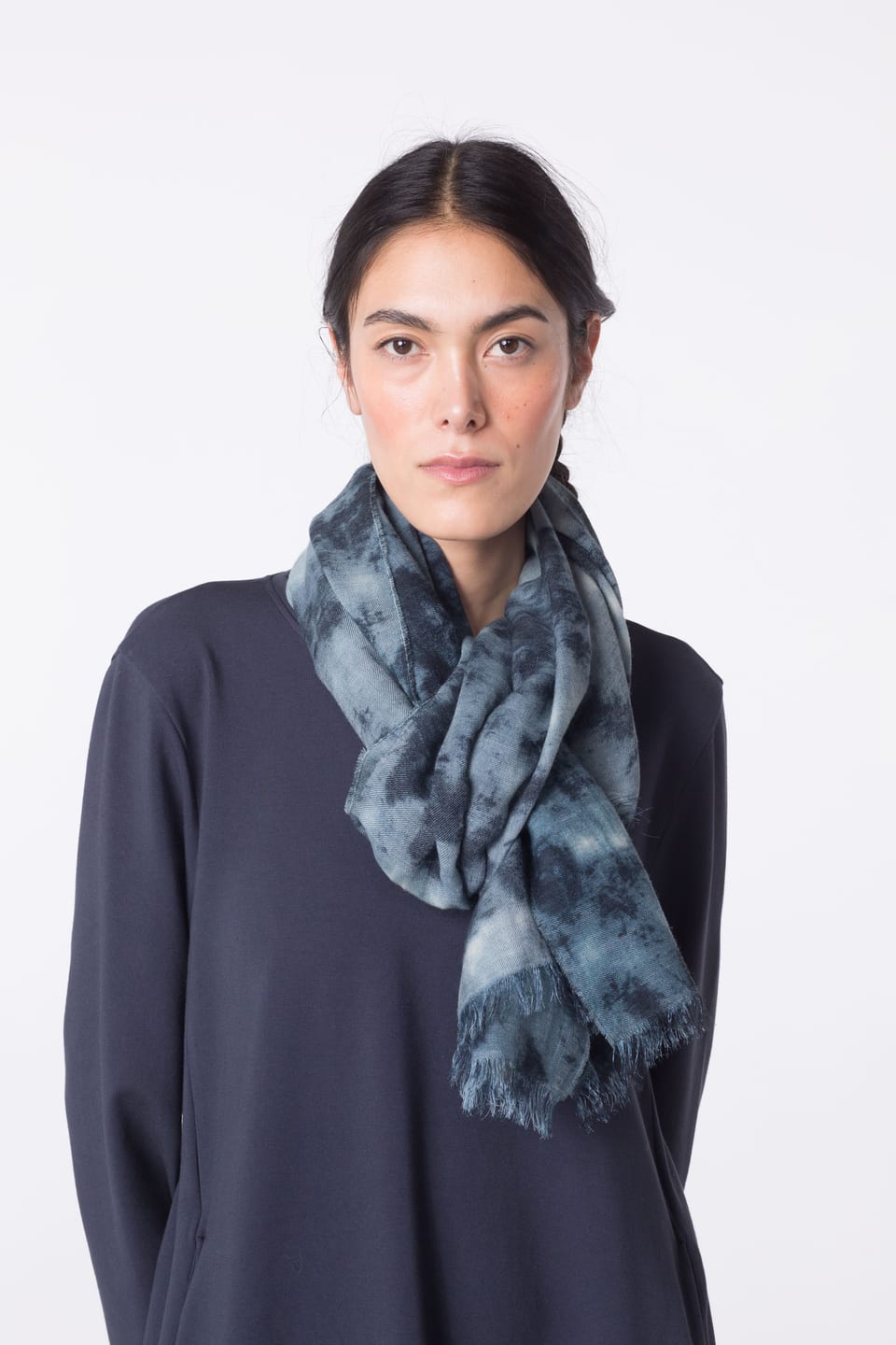Scarf 416 - Virgin wool micromodal blend - 550STREAM - 10240714016