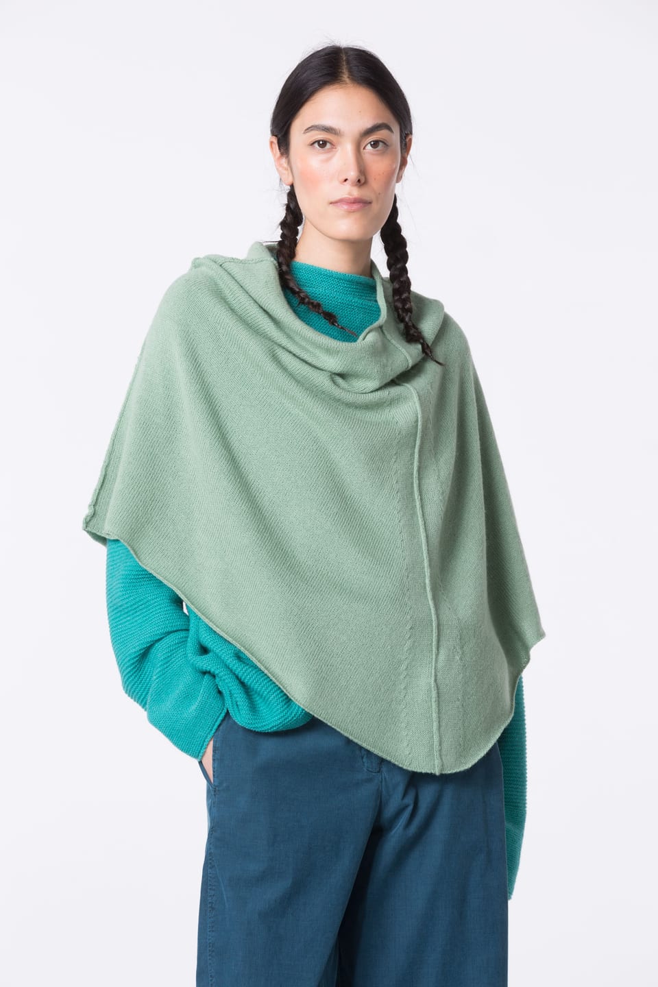 Poncho 401 - Alpaka blend - 630HERBAL - 10240714027
