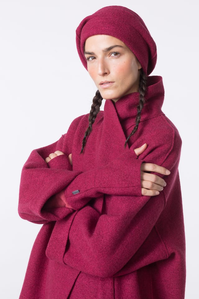Glove 402 - Premium OSKA boiled wool - 340GARNET - 10240714028