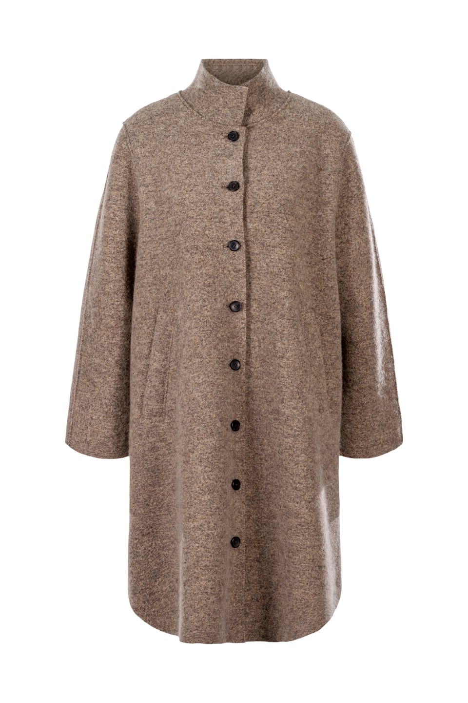 Coat 401 - Mouliné boiled wool - 890PAVEMENT - 60240710001