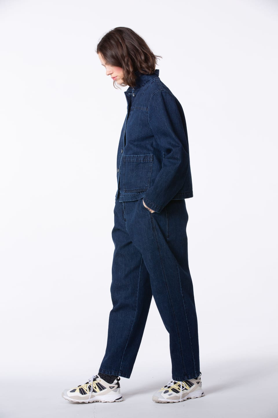 Trousers 401 wash - Cotton Denim - 570DENIM - 60240710002