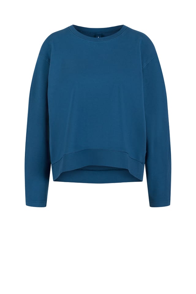 Pullover 402 - Cotton sweat with stretch - 560INK - 60240710004