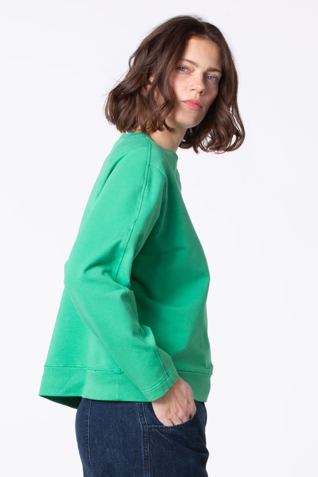 Pullover 402 - Cotton sweat with stretch - 640PLANTS - 60240710004