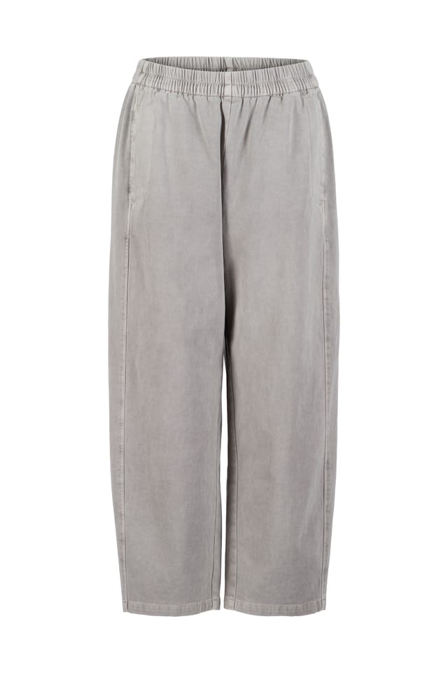 Trousers 403 - Cotton moleskin with stretch - 122ECRU - 60240710006
