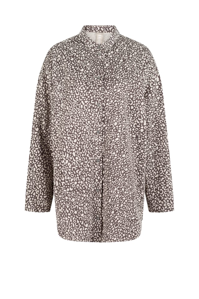 Bluse 401 - Happy-Tiger Druck" auf reiner Baumwolle - 120ECRU - 60240710008