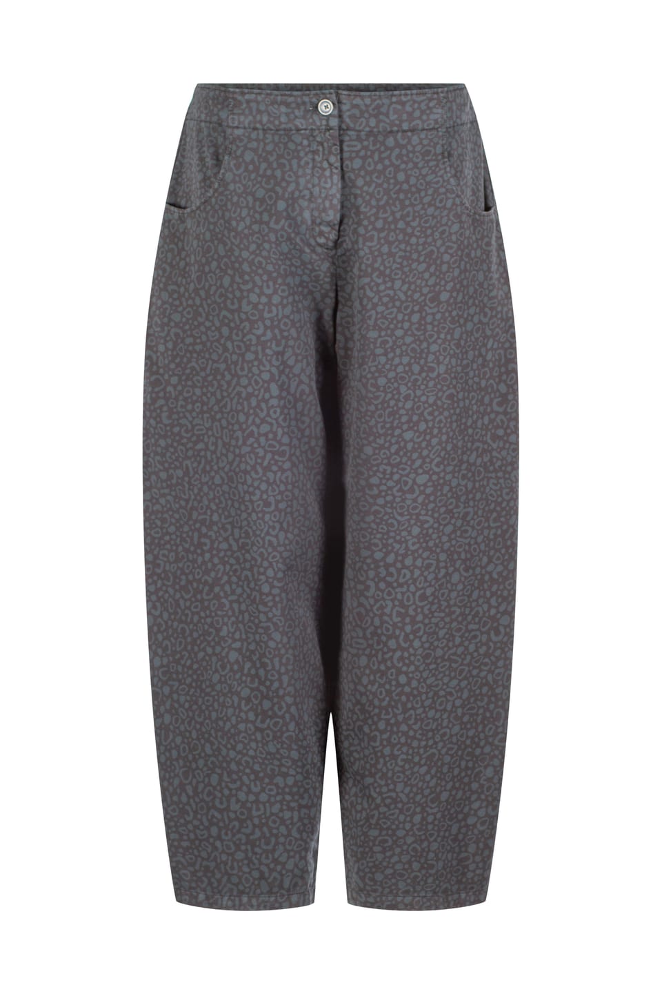Trousers 405 - Happy-Tiger print" on pure cotton - 590JUNIPER - 60240710013