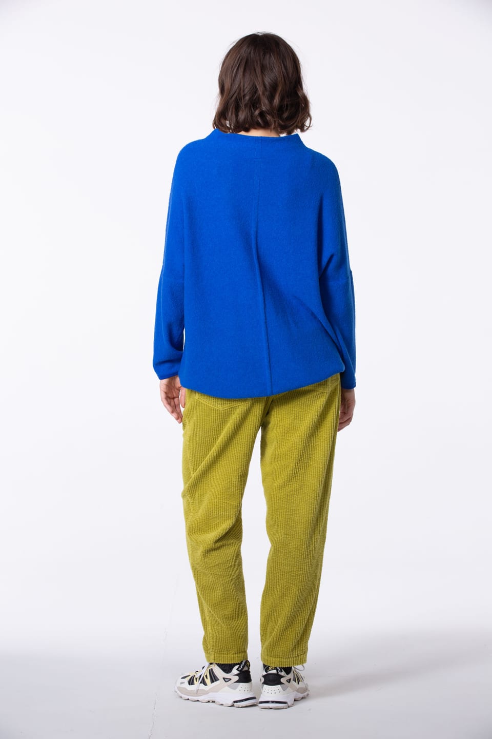 Trousers 406 - Wide-waled cotton corduroy - 142BULB - 60240710014