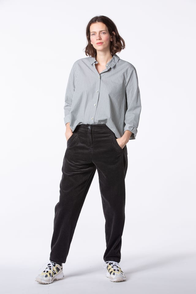 Trousers 406 - Wide-waled cotton corduroy - 890PAVEMENT - 60240710014
